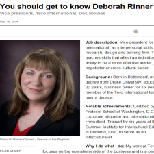 Click on the image for the Des Moines Register article. Click on the image for the Des Moines Register article.