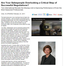 Click on the image for the PRWeb article. Click on the image for the PRWeb article.