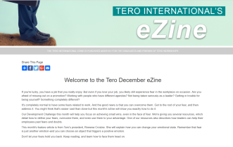 Click on the image to view the Tero December 2018 eZine.