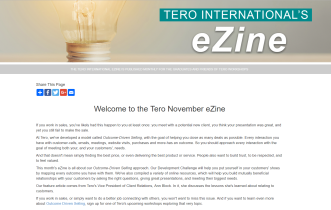 Click on the image to view the Tero November 2018 eZine.